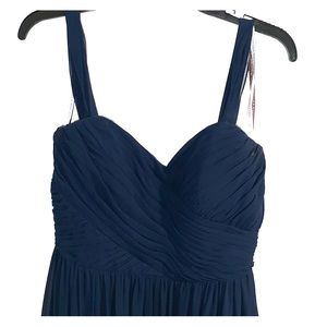 Authentic Navy Blue Jenny Yoo Bridesmaid Dress